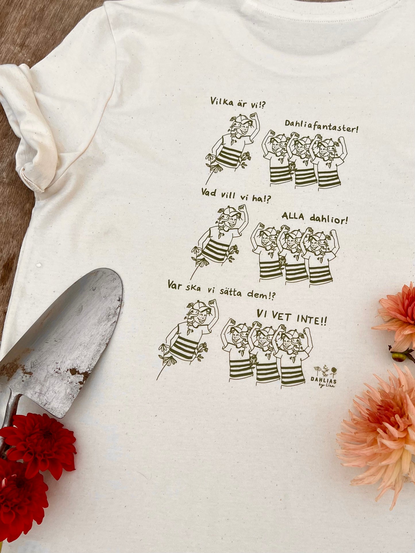 T-shirt Dahliafantaster