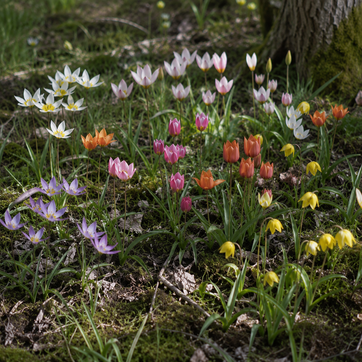 Botanisk tulpan Botanisk mix