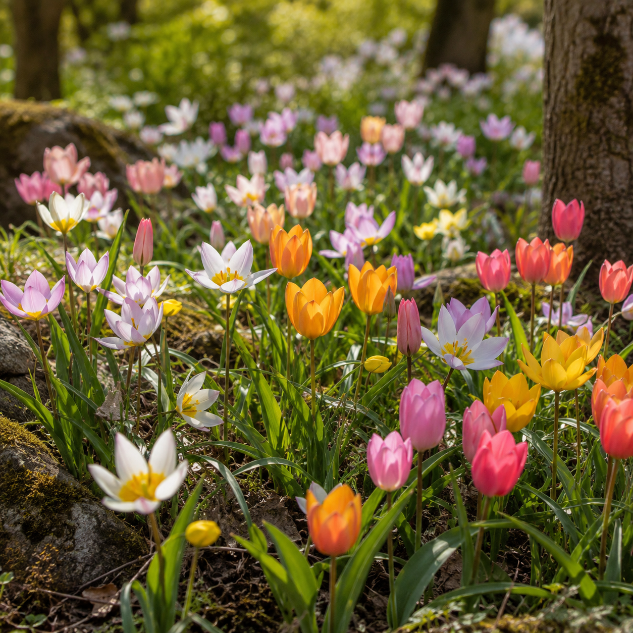 Botanisk tulpan Botanisk mix