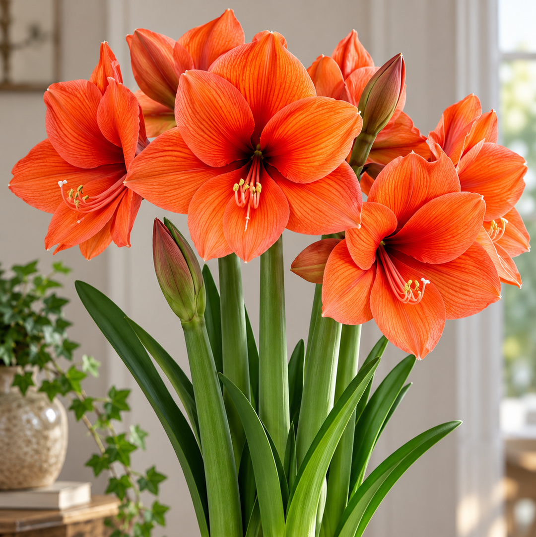 Mega Amaryllis Naranja 50+